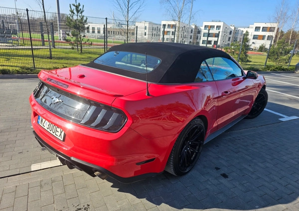 Ford Mustang cena 155545 przebieg: 37300, rok produkcji 2019 z Warszawa małe 667